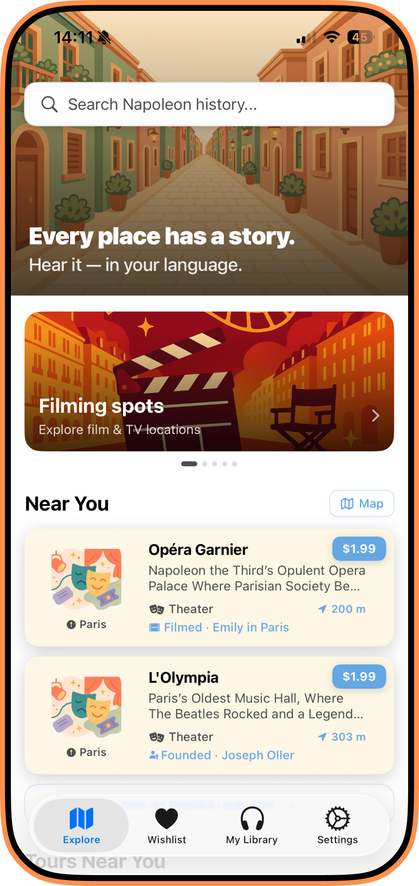 StreetLens — explore places near you